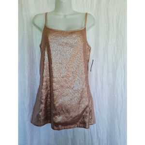 Women's Torrid Tank Top, Size 0(L), Rose Gold NWT
